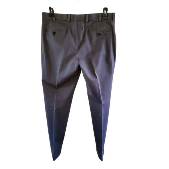 Brooks Brothers Advantage Chino Milano Fit Gray Pants Men's Slim Fit 34/30 - Picture 2 of 4